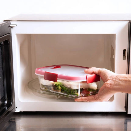CURVER Smart Cook Γυάλινο Δοχείο Φαγητού με Αεροστεγές Καπάκι Κατάλληλο για τον Φούρνο 0.9L