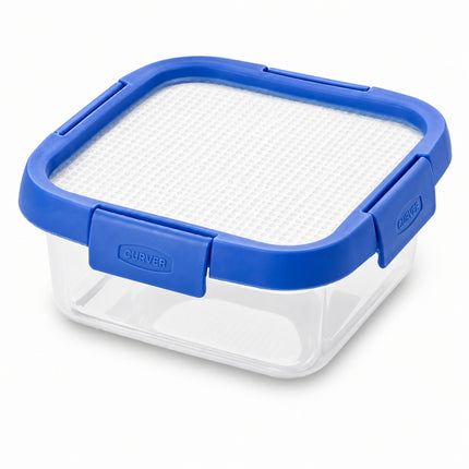 CURVER Smart Fresh Flexi Lid 1.1L Τετράγωνο Δοχείο Αποθήκευσης Τροφίμων με Αεροστεγές Καπάκι