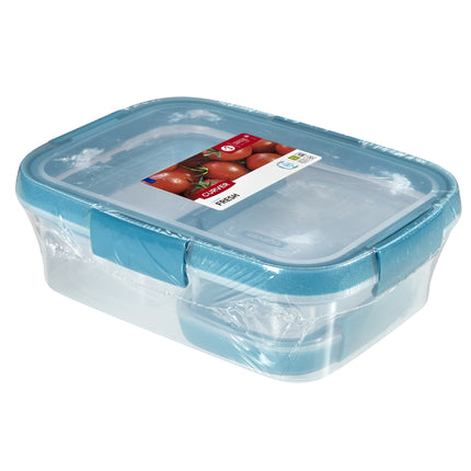 CURVER Smart Fresh Σετ 3 Δοχείων Αποθήκευσης Τροφίμων 2×0.2L & 1×1L