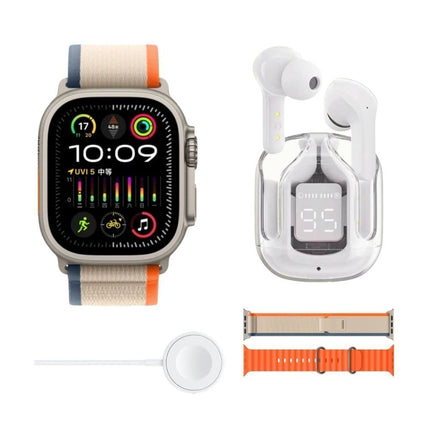 D100 Combo Ultra 9 Smartwatch and Earbuds