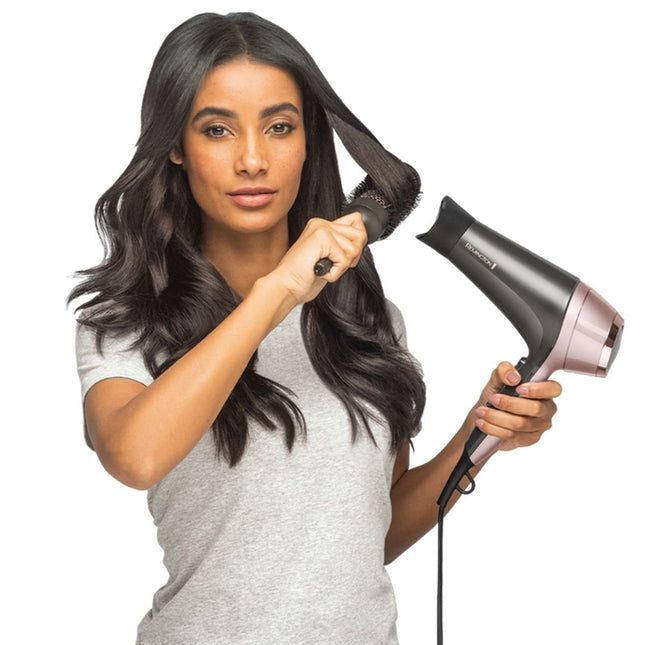 Remington Curl & Straight Confidence Σεσουάρ Μαλλιών 2200W με Ιονική Περιποίηση για Μπούκλες και Λείο Styling D5706