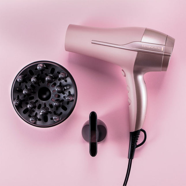 Remington Coconut Smooth Σεσουάρ Μαλλιών με 2 Ρυθμίσεις Ταχύτητας, Ιοντική Περιποίηση και Προστασία από το Φριζάρισμα D5901
