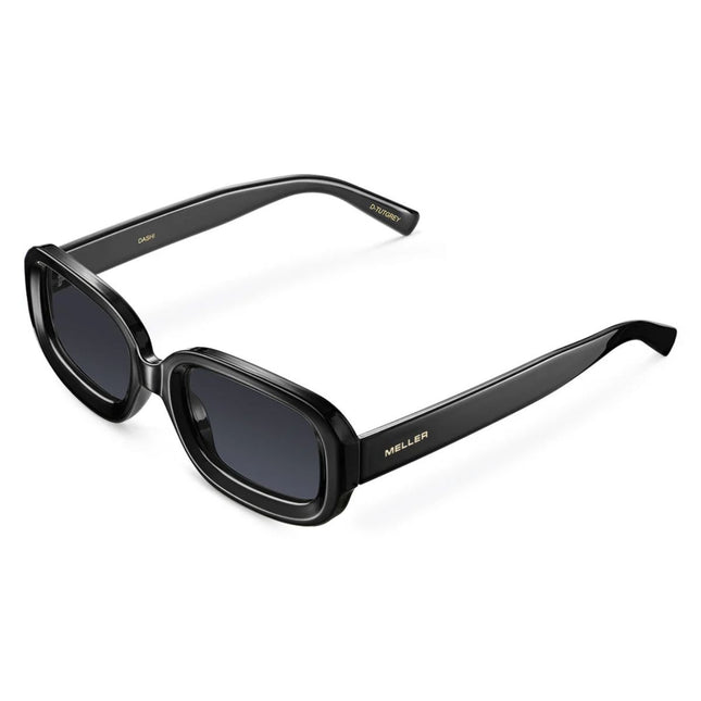 MELLER DASHI Unisex Τετράγωνα Γυαλιά Ηλίου με Μαύρους Φακούς UV400 D3-TUTCAR All Black