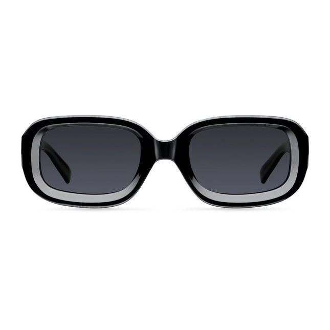 MELLER DASHI Unisex Τετράγωνα Γυαλιά Ηλίου με Μαύρους Φακούς UV400 D3-TUTCAR All Black