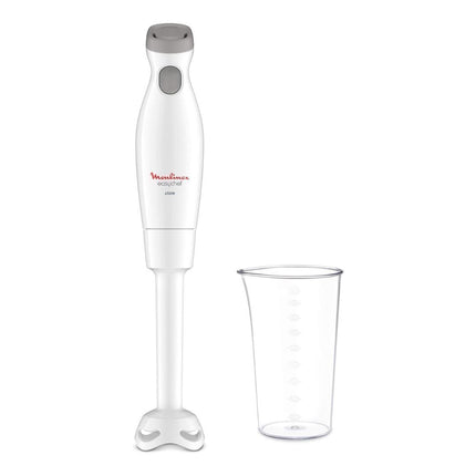MOULINEX Easychef Ραβδομπλέντερ 450W με 2 Ταχύτητες, Turbo Λειτουργία & Γυάλινο Δοχείο Ανάμειξης 0.8L DD45A110