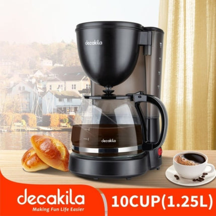 Decakila Καφετιέρα Φίλτρου 750W με Χωρητικότητα 1,25L για εως και 10 Φλιτζάνια