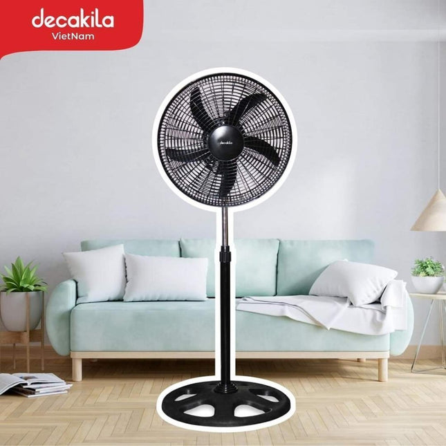 Decakila KEFC008B Ανεμιστήρας Ορθοστάτης 3 σε 1 60W Διαμέτρου 46cm