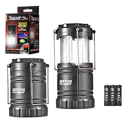 DEKTON Φακός Camping LED Adventurer 300 Lumens με Μαγνητική Βάση & Μπαταρίες