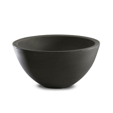 Crescent Delano Πλαστική Γλάστρα 20″ σε Χρώμα Old Bronze