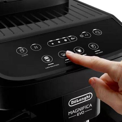 DeLonghi Magnifica Evo Αυτόματη Μηχανή Espresso με Μύλο Άλεσης 15bar ECAM290.51.B Μαύρο