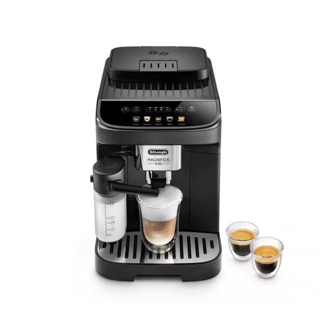 DeLonghi Magnifica Evo Αυτόματη Μηχανή Espresso 15bar με LatteCrema System και Μύλο Άλεσης ECAM290.61.B Μαύρο