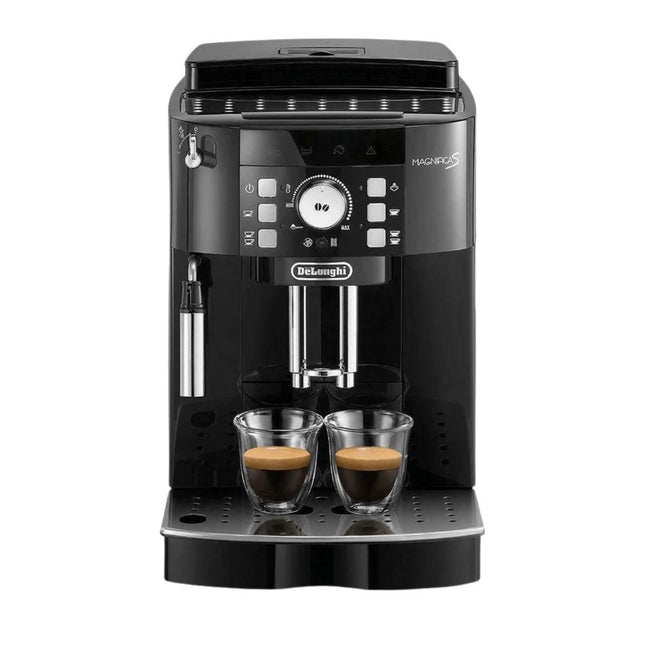DeLonghi Magnifica S Αυτόματη Μηχανή Espresso με Μύλο Άλεσης 15bar ECAM12.123.B Μαύρο