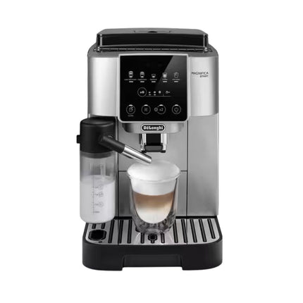 DeLonghi Magnifica Start Αυτόματη Μηχανή Espresso με LatteCrema Hot 15 Bar ECAM220.80.SB Ασημί