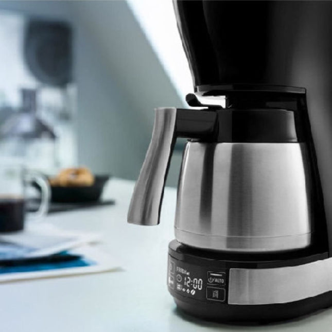 Delonghi Καφετιέρα Φίλτρου 1.25L με Θερμική Κανάτα, Aroma Function & LCD Οθόνη, Ασημί ICM16731