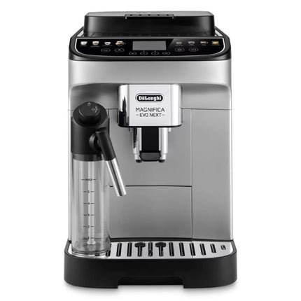 Delonghi Magnifica Evo Next Αυτόματη Καφετιέρα Espresso 15bar με LatteCrema Hot, Μύλο 13 Επιπέδων & Αφρόγαλα με Ένα Άγγιγμα, Ασημί ECAM310.80.SB