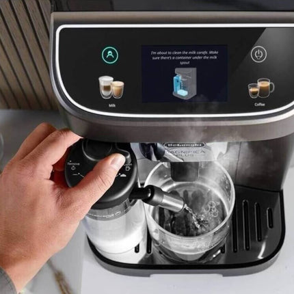 Delonghi Magnifica Plus Αυτόματη Καφετιέρα Espresso 15bar με LatteCrema Hot System, Μύλο 13 Ρυθμίσεων & Προσωποποίηση “My”, ECAM320.70.TB