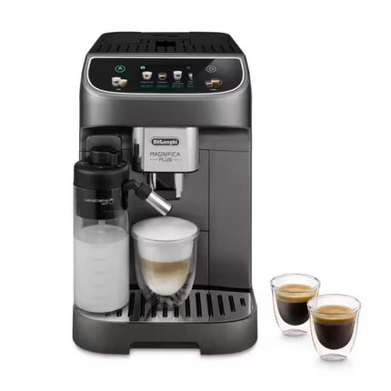 Delonghi Magnifica Plus Αυτόματη Καφετιέρα Espresso 15bar με LatteCrema Hot System, Μύλο 13 Ρυθμίσεων & Προσωποποίηση “My”, ECAM320.70.TB