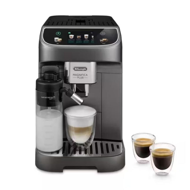 Delonghi Magnifica Plus Αυτόματη Καφετιέρα Espresso 15bar με LatteCrema Hot System, Μύλο 13 Ρυθμίσεων & Προσωποποίηση “My”, ECAM320.70.TB