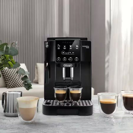 DeLonghi Magnifica Start Αυτόματη Μηχανή Espresso με Μύλο Άλεσης 15 Bar ECAM220.21.B Μαύρο