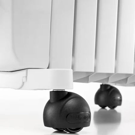 DeLonghi Καλοριφέρ Λαδιού 2500W με 10 Φέτες & Easytronic Θερμοστάτη TRD51025 Λευκό