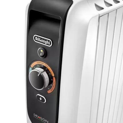 DeLonghi Καλοριφέρ Λαδιού 2500W με 10 Φέτες & Easytronic Θερμοστάτη TRD51025 Λευκό