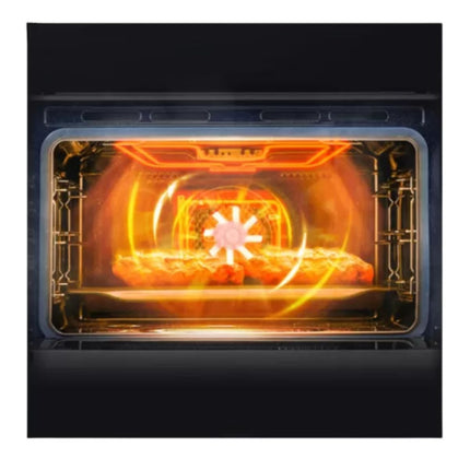 Midea Εντοιχιζόμενος Φούρνος Deluxe 72L με 13 Λειτουργίες, A+,  ActiveTurbo & Πλήρως Ηλεκτρονικό Έλεγχο, Inox 7NM30E4