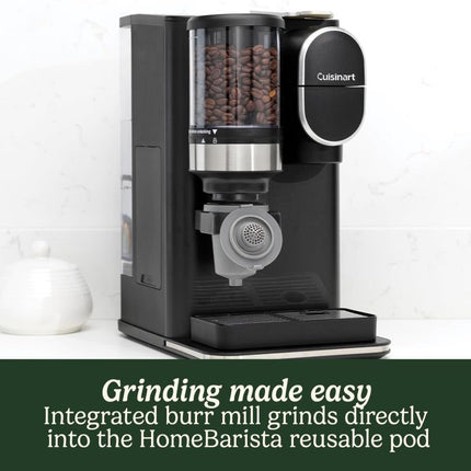 CUISINART Grind & Brew Καφετιέρα Μονής Δόσης 200W 1.4L σε Μαύρο Χρώμα με Ενσωματωμένο Μύλο & Δυνατότητα Pods