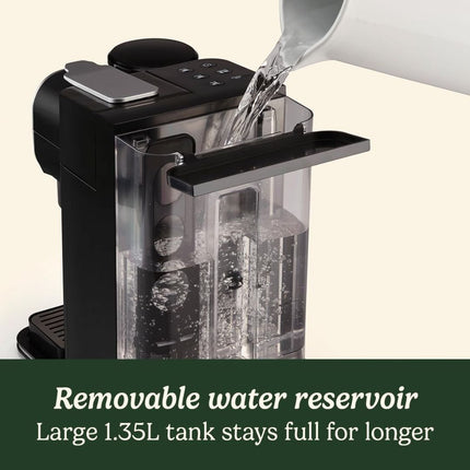 CUISINART Grind & Brew Καφετιέρα Μονής Δόσης 200W 1.4L σε Μαύρο Χρώμα με Ενσωματωμένο Μύλο & Δυνατότητα Pods