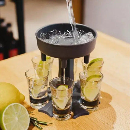 Διανεμητής Ποτού για 6 Ποτήρια, Shot Dispenser για Πάρτυ και Εκδηλώσεις