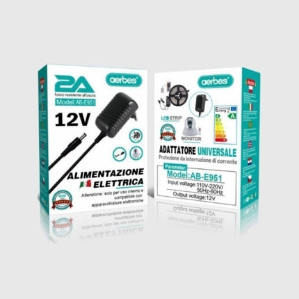 Αντάπτορας Πρίζας AC/DC 12V 1A AB-E951 AERBES