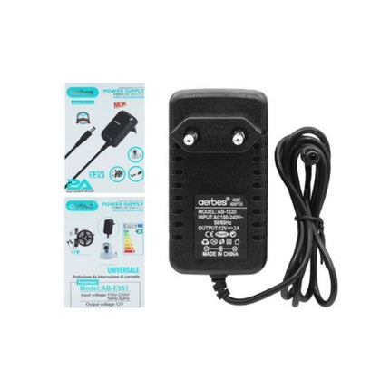 Αντάπτορας Πρίζας AC/DC 12V 1A AB-E951 AERBES