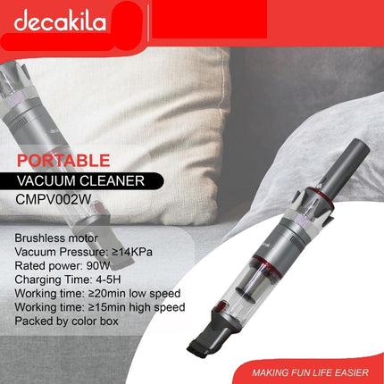 Decakila CMPV002W Ηλεκτρικό Σκουπάκι Χειρός