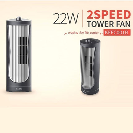 Decakila KEFC001B Ηλεκτρικός Ανεμιστήρας Στήλη 22W με Ρύθμιση 2 Ταχυτήτων