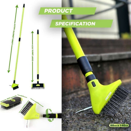 DEKTON 3 σε 1 Βούρτσα Σετ 2 Κεφαλών Συρμάτινης Βούρτσας Για Αφαίρεσης Ακαθαρσιων απο Δύσκολα Σημεία, Ιδανικό για τον Κύπο αλλά την Καμινάδα σας!