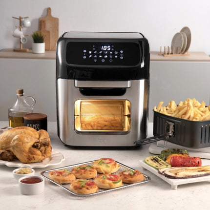 Izzy IZ-8205 Φριτέζα Αέρος με Αποσπώμενο Κάδο 12lt Ασημί