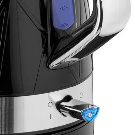 Ηλεκτρικός βραστήρας Russell Hobbs 28081 Structure – Βραστήρας Xωρίς Kαλώδιο, Σύγχρονης Σχεδίασης, με Προστασία Γρήγορου Βρασμού και Στεγνώματος, 1,7 λίτρα, 3000 W, Μαύρο