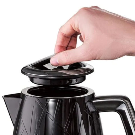 Ηλεκτρικός βραστήρας Russell Hobbs 28081 Structure – Βραστήρας Xωρίς Kαλώδιο, Σύγχρονης Σχεδίασης, με Προστασία Γρήγορου Βρασμού και Στεγνώματος, 1,7 λίτρα, 3000 W, Μαύρο