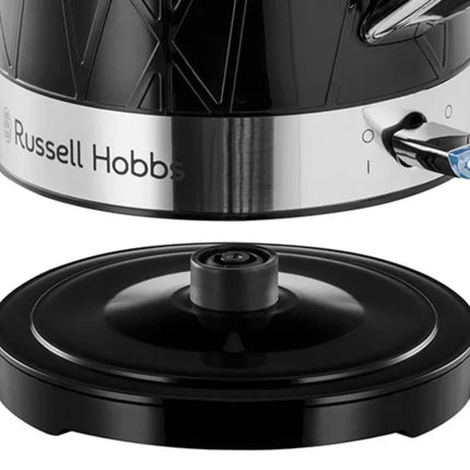 Ηλεκτρικός βραστήρας Russell Hobbs 28081 Structure – Βραστήρας Xωρίς Kαλώδιο, Σύγχρονης Σχεδίασης, με Προστασία Γρήγορου Βρασμού και Στεγνώματος, 1,7 λίτρα, 3000 W, Μαύρο