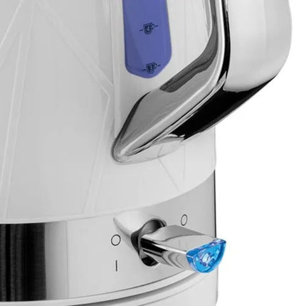 Russell Hobbs 28080 Structure Ηλεκτρικός βραστήρας Xωρίς Kαλώδιο, Σύγχρονης Σχεδίασης, με Προστασία Γρήγορου Βρασμού και Στεγνώματος, 1,7 λίτρα, 3000 W, Λευκό