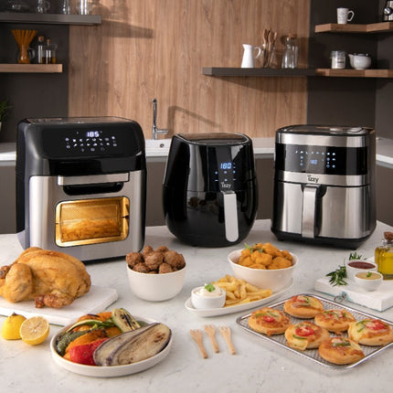 Izzy IZ-8206 Φριτέζα Αέρος με Αποσπώμενο Κάδο 4.5lt Μαύρη