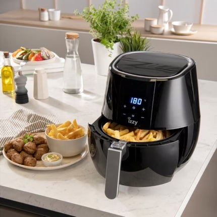 Izzy IZ-8206 Φριτέζα Αέρος με Αποσπώμενο Κάδο 4.5lt Μαύρη