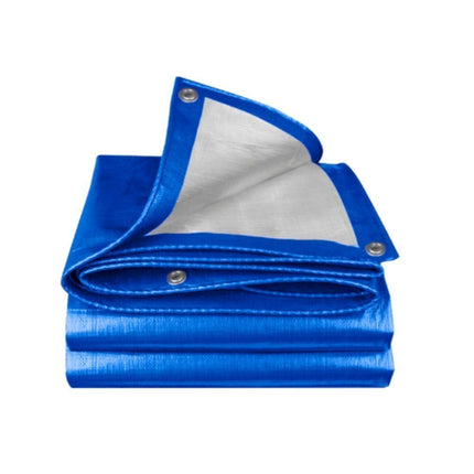 JADEVER Πολυχρηστικό Αδιάβροχο Βαρύ Κάλυμμα Μουσαμά 5Χ6m,110gsm με Επένδυση & Αλουμινένιους Κρίκους, Μπλε