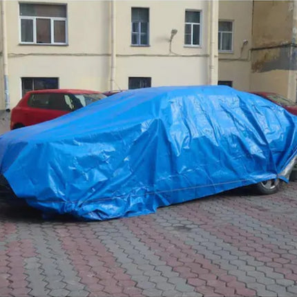 JADEVER Πολυχρηστικό Αδιάβροχο Βαρύ Κάλυμμα Μουσαμά 3Χ4m,110gsm με Επένδυση & Αλουμινένιους Κρίκους, Μπλε