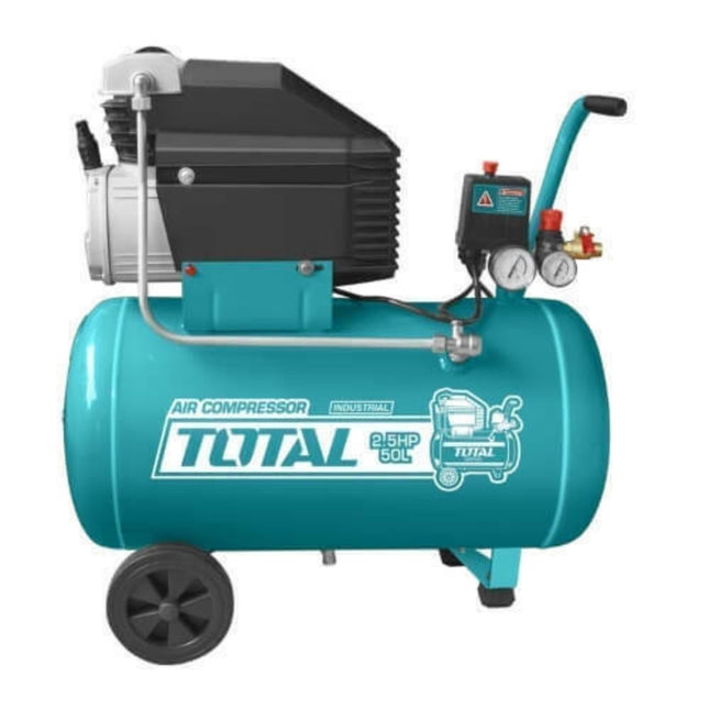 Total Μονοφασικό Κομπρεσέρ Αέρος με Ισχυ 2.5hp και Αεροφυλάκιο 50lt