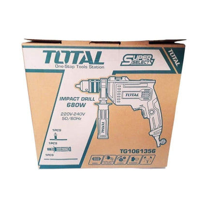 Total TG1061356 Κρουστικό Δράπανο 680W