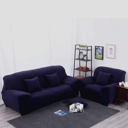 Μοντέρνα Ελαστικά Καλύμματα Καναπέδων Για Μονοθέσιο Καναπέ σε Μπλέ Σκούρο