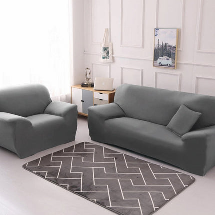 Μοντέρνα Ελαστικά Καλύμματα Καναπέδων Για Μονοθέσιο Καναπέ σε Γκρι Χρώμα