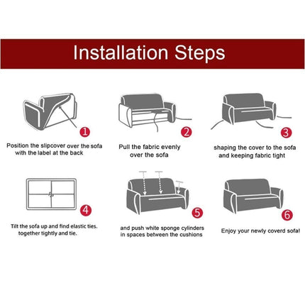 Μοντέρνα Ελαστικά Καλύμματα Καναπέδων Για Μονοθέσιο Καναπέ σε Μπλέ Σκούρο