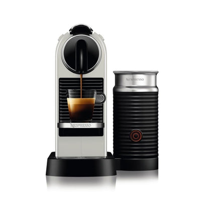 Nespresso Καφετιέρα Citiz & Milk D123 για κάψουλες Άσπρο