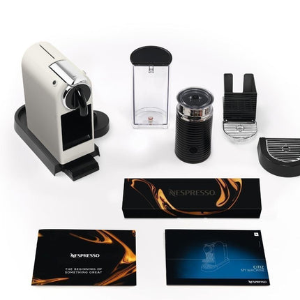 Nespresso Καφετιέρα Citiz & Milk D123 για κάψουλες Άσπρο